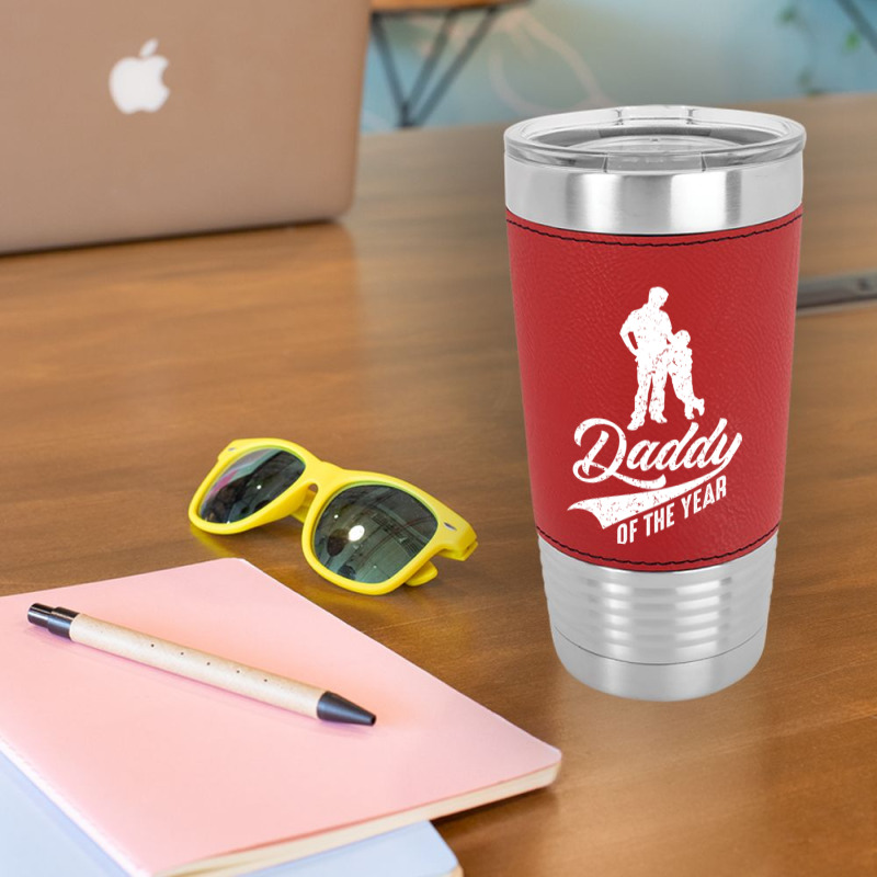 Cool Father Daddy Dad Fathers Day One Leatherette Tumbler | Artistshot