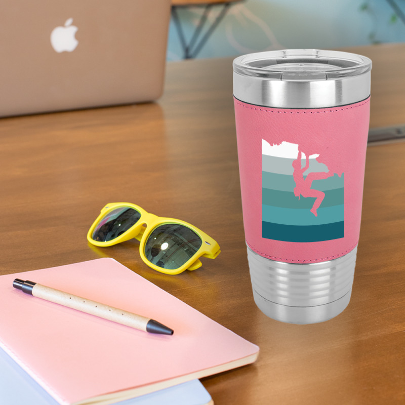 Climbing Bouldering Leatherette Tumbler | Artistshot