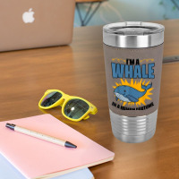 I'm A Whale In A Human Costume Sea Life Marine Biologist T Shirt Leatherette Tumbler | Artistshot