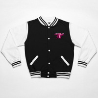 Strong Af Breast Cancer Bomber Jacket | Artistshot