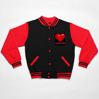 I Love You. Bomber Jacket | Artistshot