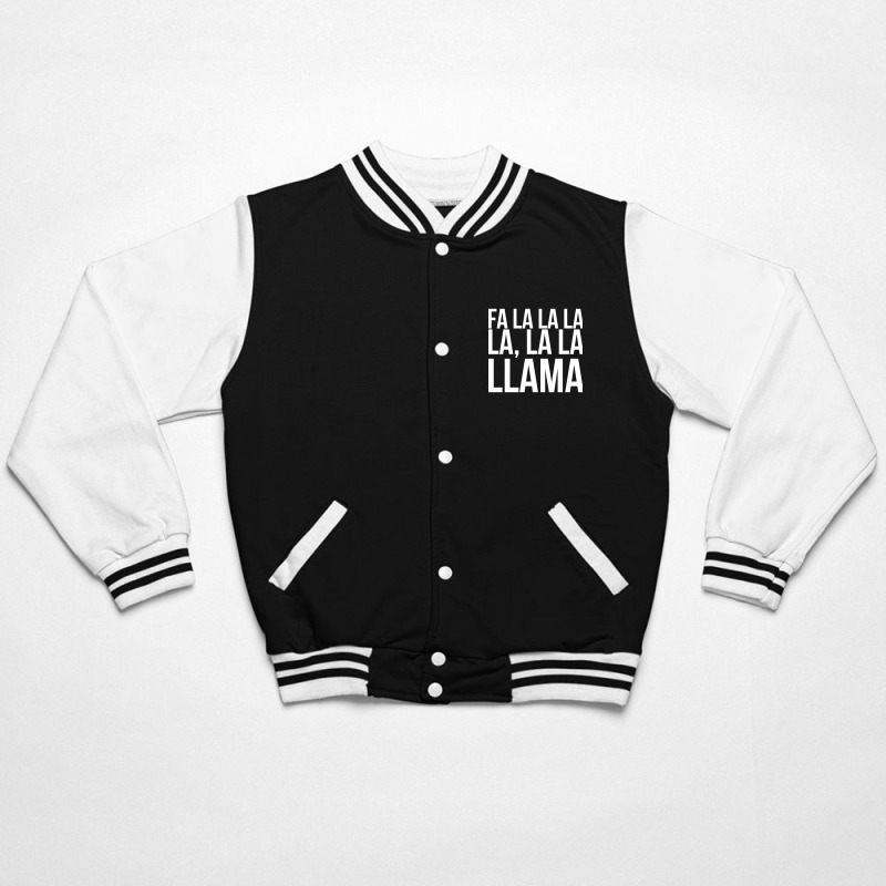 Fa La La La La La La Llama-npqnt Bomber Jacket | Artistshot