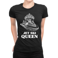 Jet Ski Queen   Beach Water Sports Jet Skiing Skier T Shirt Ladies Fitted T-shirt | Artistshot