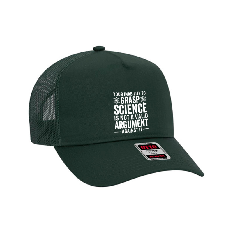 Inability To Grasp Science Mesh Back Trucker Hat by Sripit | Artistshot