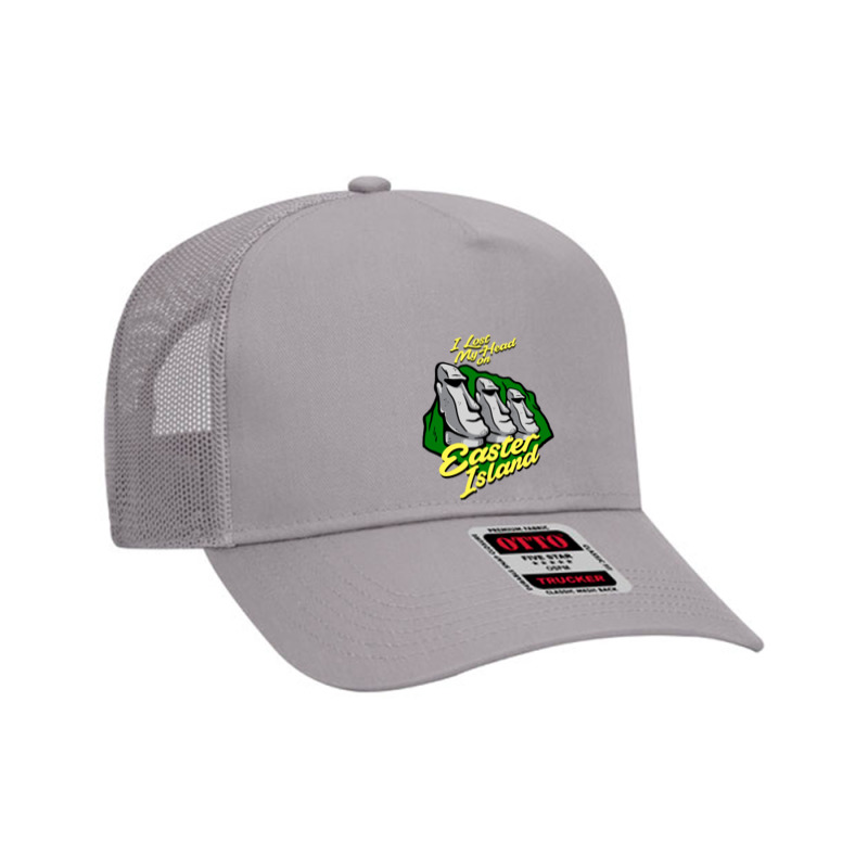 I Lost My Head On Easter Island Mesh Back Trucker Hat | Artistshot