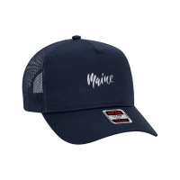 Retro Maine Heaven Mesh Back Trucker Hat | Artistshot