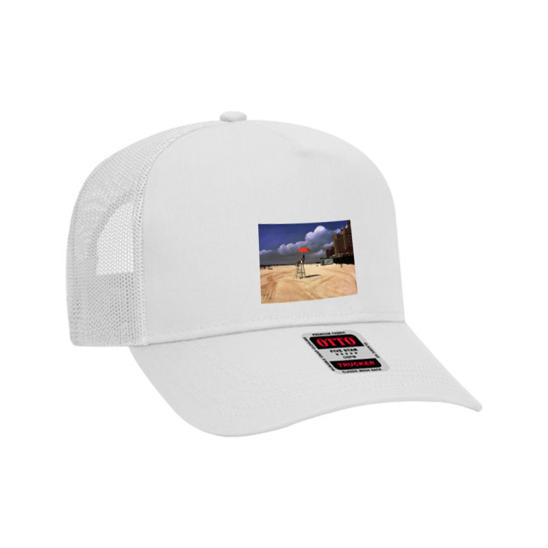 Half Moon Hotel, Island Mesh Back Trucker Hat by cm-arts | Artistshot