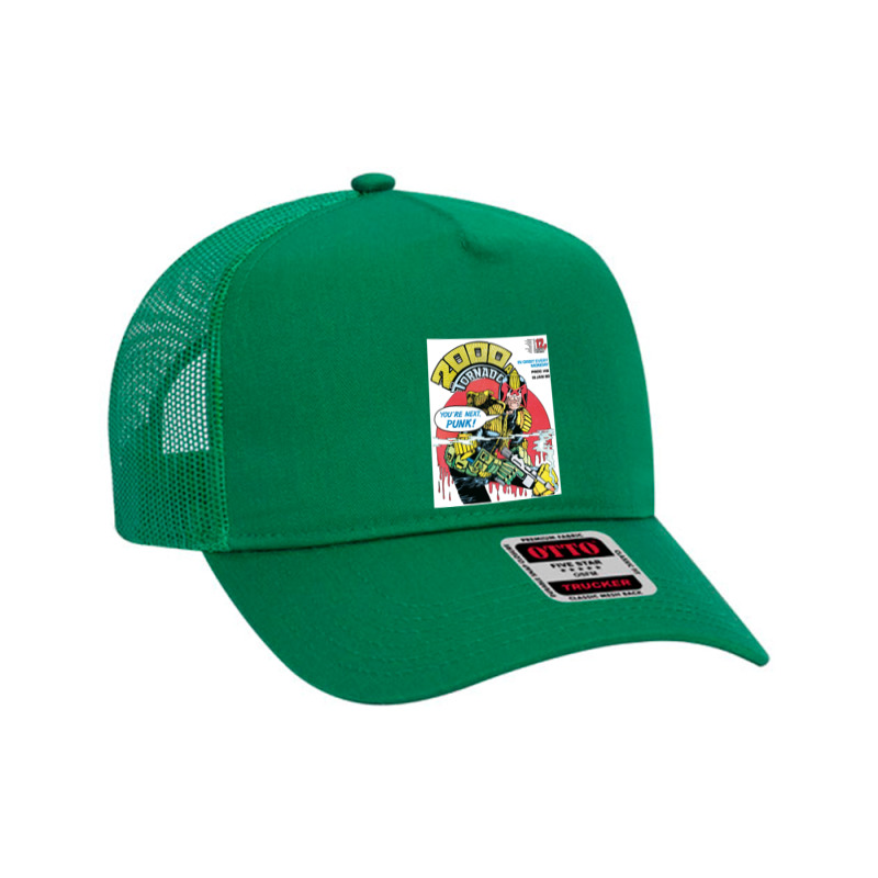 Judge Dredd Dredd Police Mega City Mega City Mega City One Coverpunk M Mesh Back Trucker Hat | Artistshot