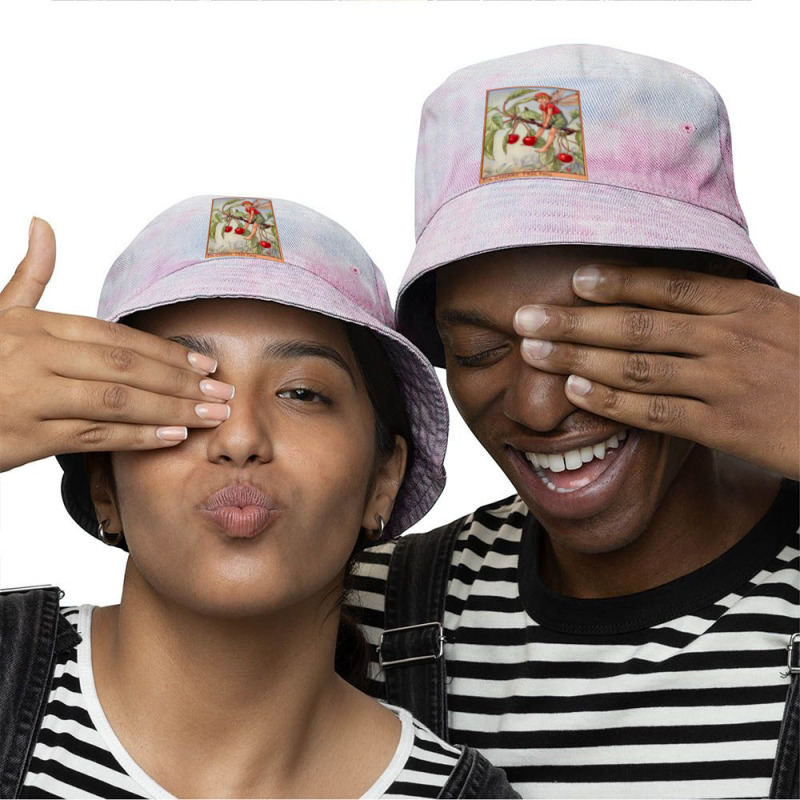 Cicely Mary Barker The Cherry Tree Tie Dyed Bucket Hat | Artistshot