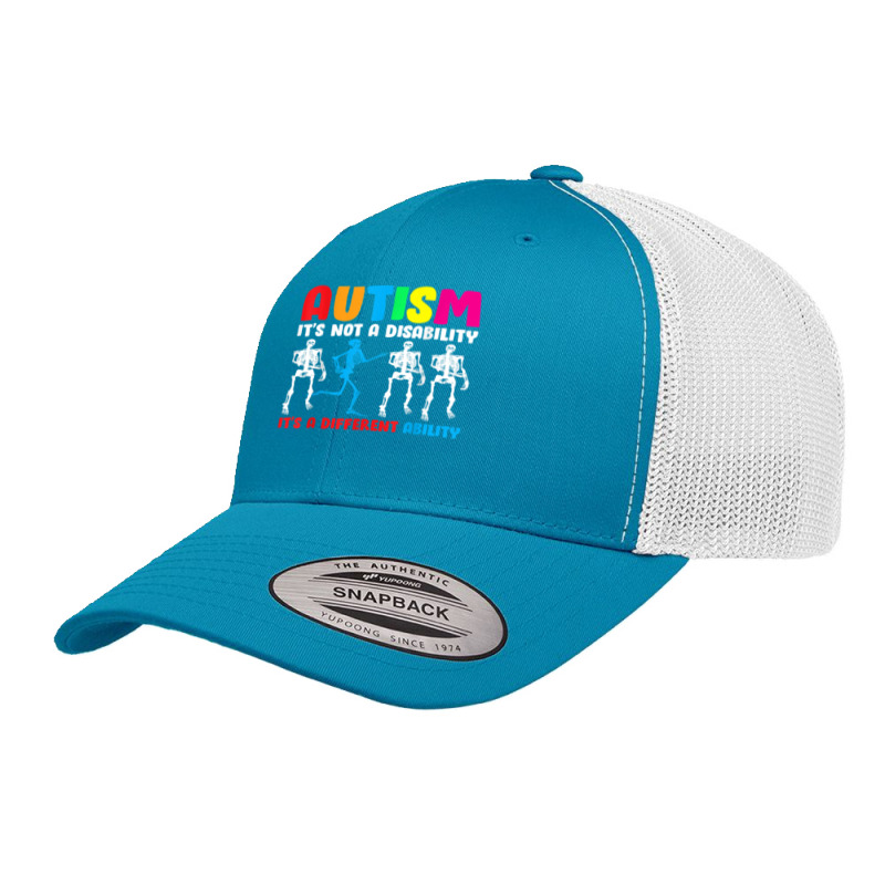 Autism Is Not A Disability It's A Different Ability Retro Trucker Cap by PhoebeHaggett | Artistshot