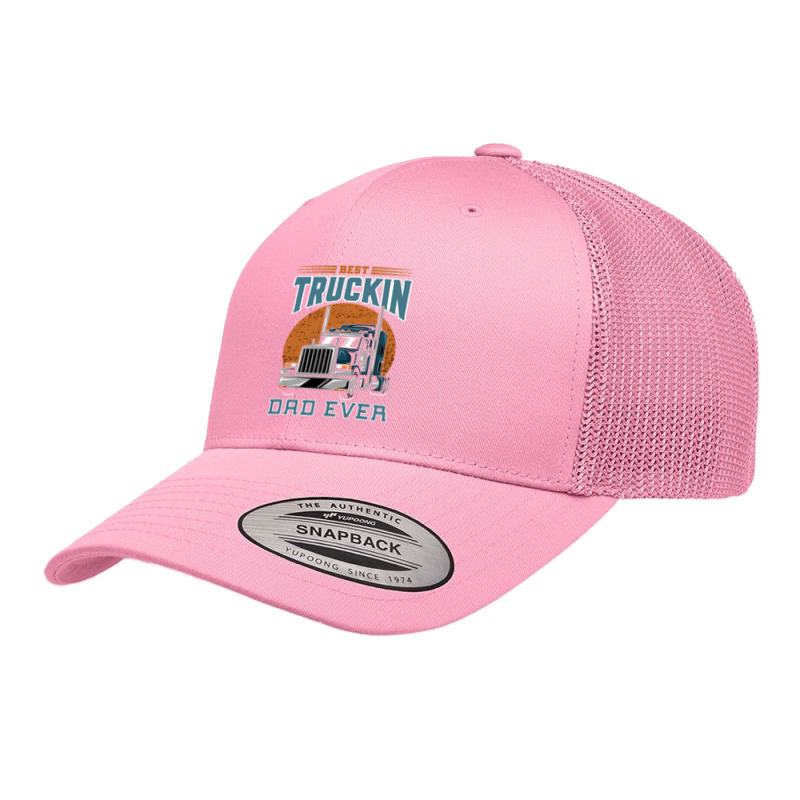 Best Truckin Dad Ever Retro Trucker Cap by qimanariski | Artistshot