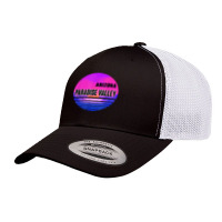 Vintage Paradise Valley Shirt Vaporwave Arizona Retro Trucker Cap | Artistshot