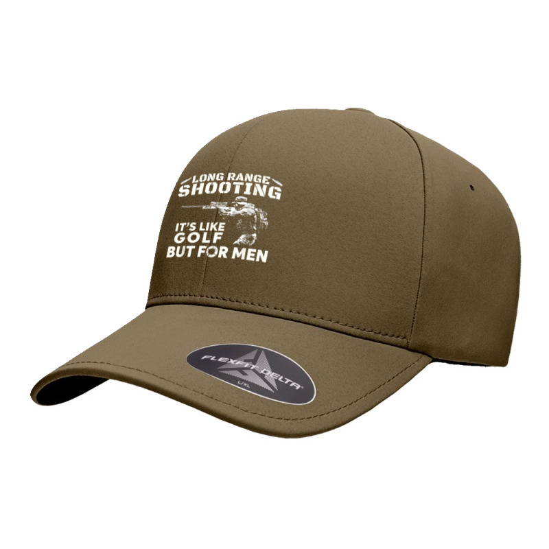 Long Range Shooting It's Like Golf But For Men T Shirt Seamless Cap | Artistshot