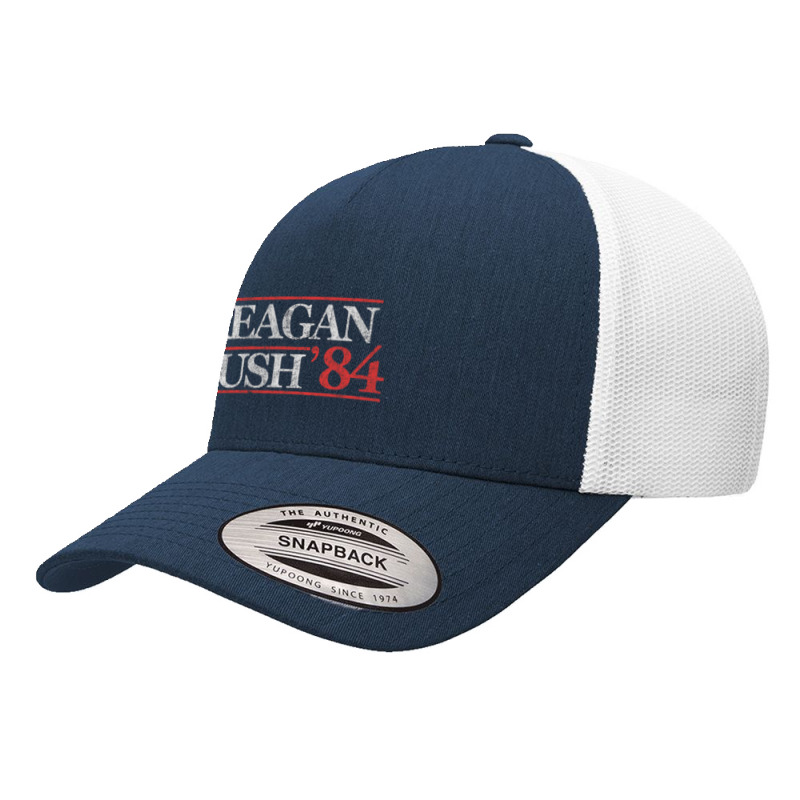 Vintage Reagan Bush 1984 Yupoong Trucker Cap by xirrotella | Artistshot