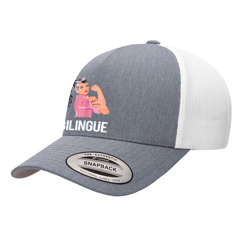 Womens Maestra Bilingue Bilingual Spanish Teacher T Shirt Yupoong Trucker Cap by jermonmccline | Artistshot