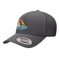 Bouldering T  Shirt Bouldering Silhouette On A Distressed Retro Sunset Yupoong Trucker Cap | Artistshot