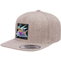 Zeus The Rock God Of Lightning 5 Panel Snapback Cap | Artistshot