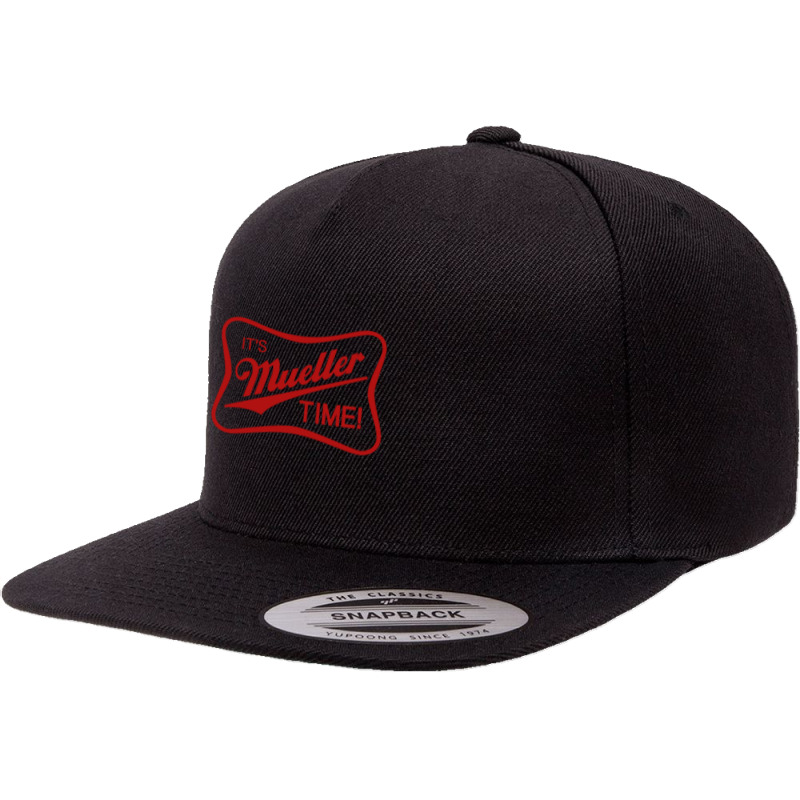 It's Mueller Time 5 panel snapback cap by ninoron | Artistshot