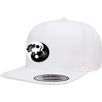 Black City Adventure 5 Panel Snapback Cap | Artistshot