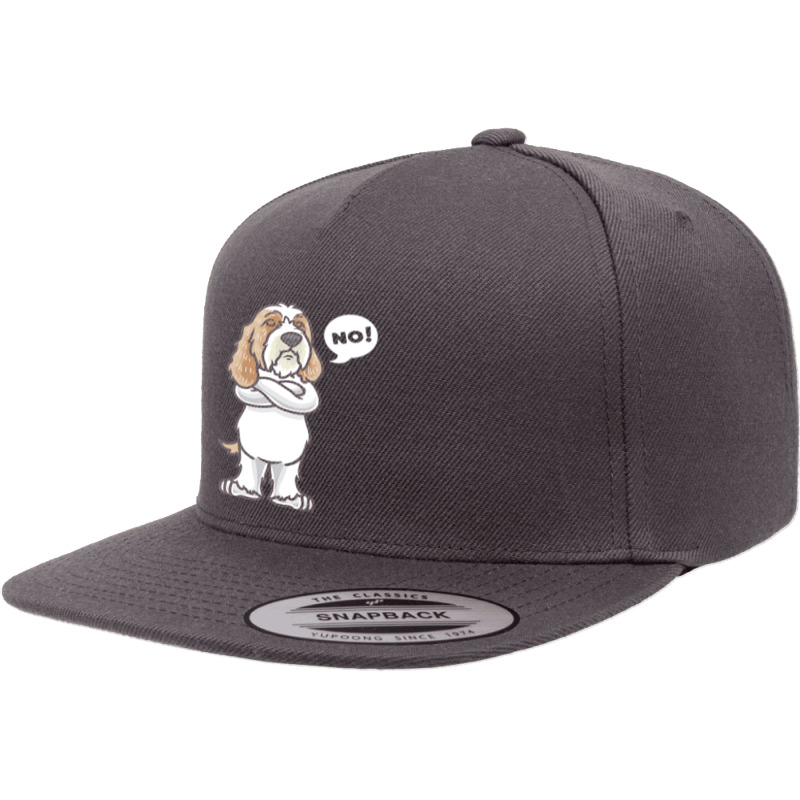 Petit Basset Griffon Venden T  Shirt Stubborn Petit Basset Griffon Ven 5 panel snapback cap by pfahey | Artistshot