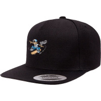 Skate Boy Flip Funny 5 Panel Snapback Cap | Artistshot