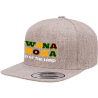 Mwana Mboka 5 Panel Snapback Cap | Artistshot