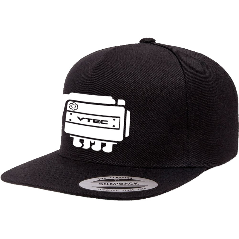 Vtec Engine 5 panel snapback cap by hani shop | Artistshot