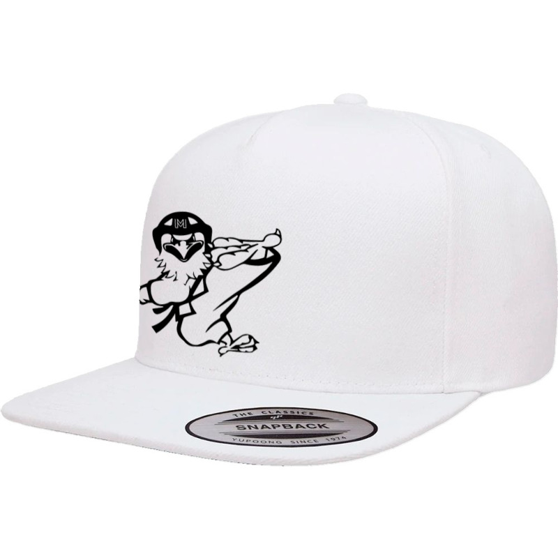 Nice Eagle Karate 5 panel snapback cap by Cole Tees | Artistshot