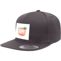 A Cold Drink In Your Hand 5 Panel Snapback Cap | Artistshot