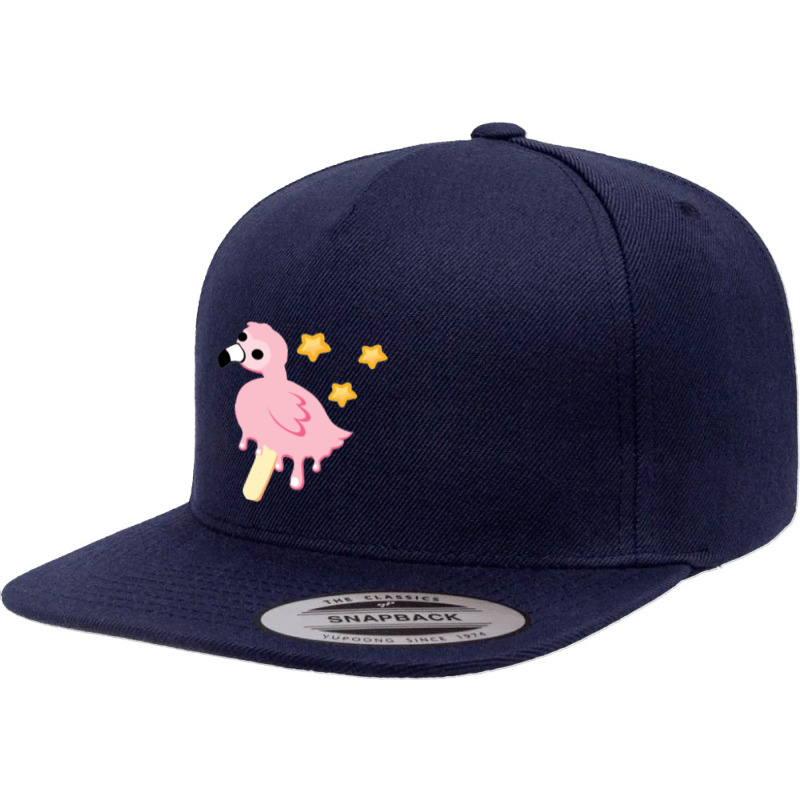 Star Flamingo Flying 5 panel snapback cap by fannyenggarisa | Artistshot