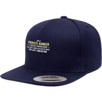 Private Banker I Solve Problems Funny Gift 5 Panel Snapback Cap | Artistshot