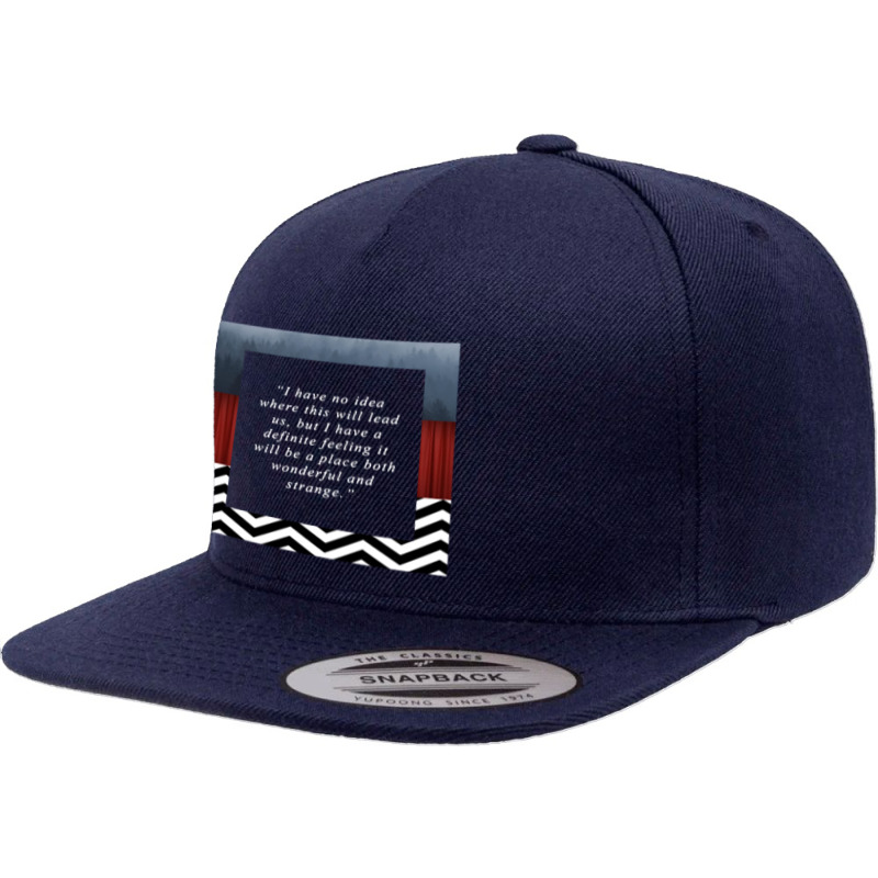 Twin Peaks 5 Panel Snapback Cap | Artistshot