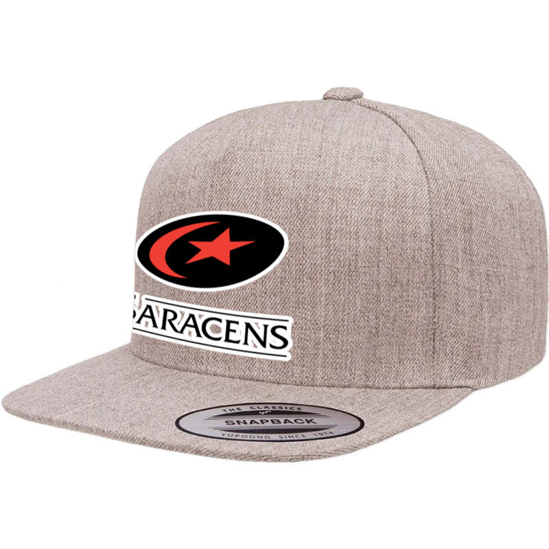 Saracens 5 Panel Snapback Cap | Artistshot