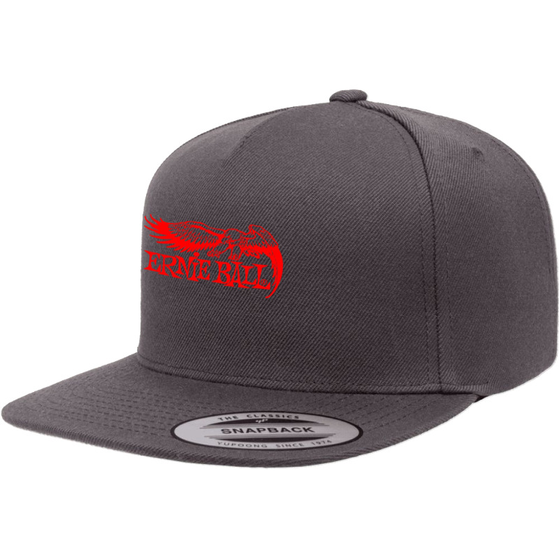 Ernie Ball Best Bass Guitars Red Color 5 panel snapback cap by rashidhuseinshop | Artistshot