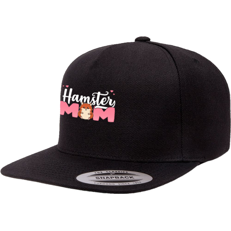 Girl Gift T  Shirt Cute Hamster Mom Gift Design T  Shirt 5 panel snapback cap by dovie97587 | Artistshot