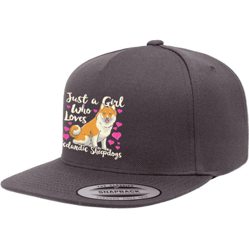 Dog Lover T  Shirt Icelandic Sheepdog Dog Gift Idea T  Shirt 5 panel snapback cap by theodora67935 | Artistshot