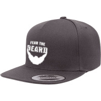 Fear The Beard 5 Panel Snapback Cap | Artistshot