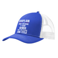 Gift For F Ckin' Genius Chaplain Pa Trucker Cap | Artistshot