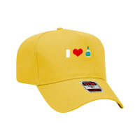 I Love Ranch Dressing Foodie Condiments Dipping Sauce Adjustable Baseball Cap | Artistshot