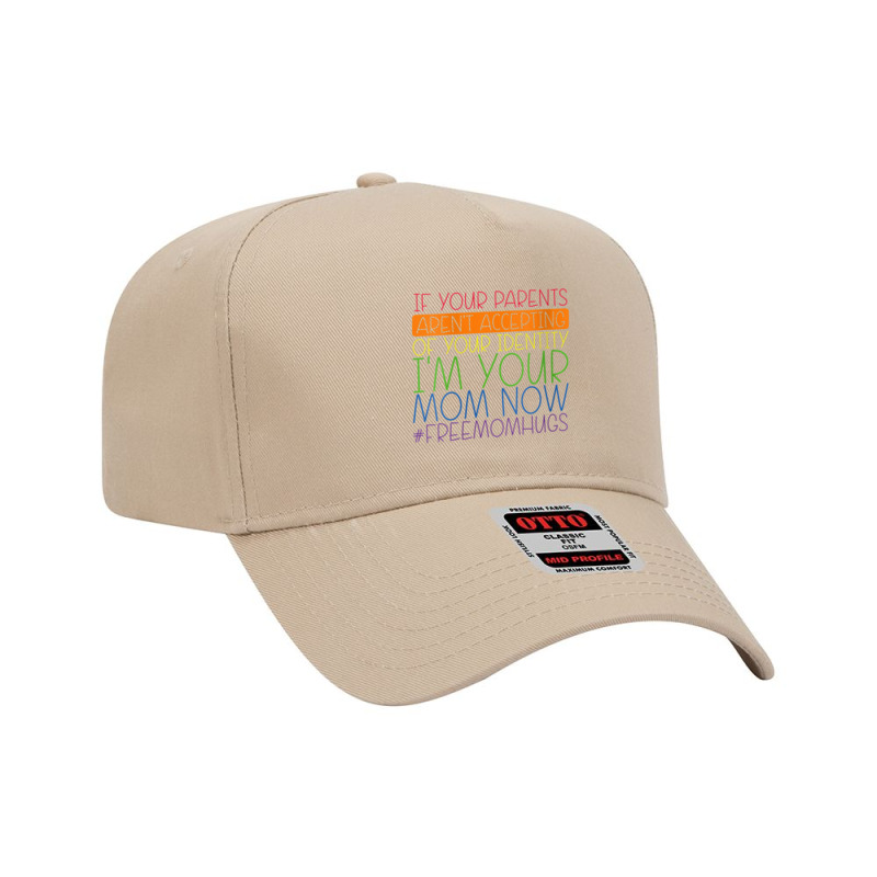 Womens If Your Parents Aren't Accepting Identity I'm Your Mom Now V Ne Adjustable Baseball Cap | Artistshot