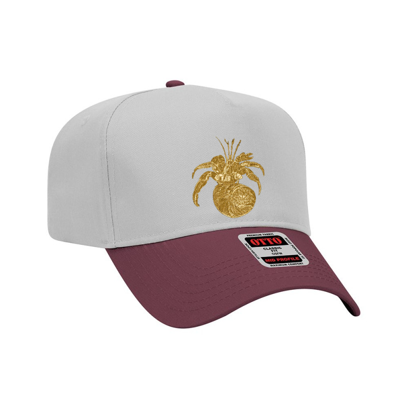 Golden Crustaceancore 4 Adjustable Baseball Cap | Artistshot