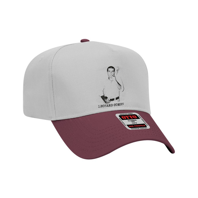 Leonard Cohen Retro Live Fan Tribute Adjustable Baseball Cap | Artistshot