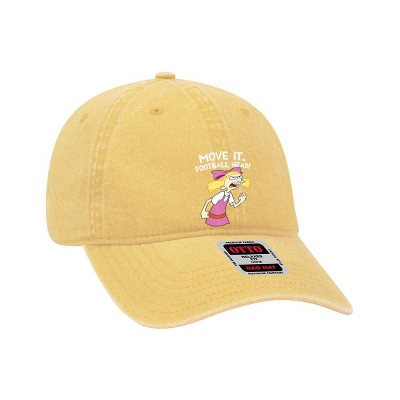 Hey Arnold! Helga Move It Football Head Dyed Cap by Kemriban527 | Artistshot