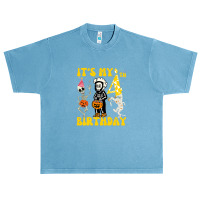 Kids It's My 4th Birthday Boy Funny Skeleton Pumpkin Halloween Urban Heavy T-shirt | Artistshot