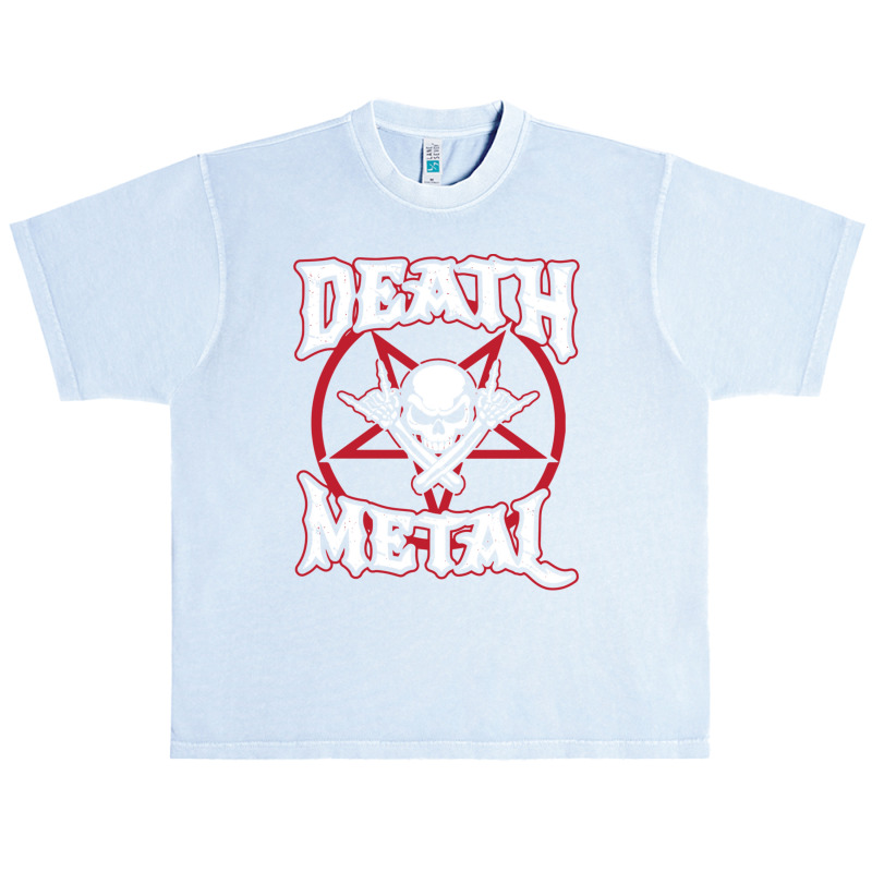 Death Metal Skull Rock Music Nihilism Pentagram Design Urban Heavy T-shirt by SoniaAlt | Artistshot