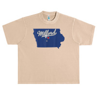 Milford Iowa Story County Ia Map T Shirt Urban Heavy T-shirt | Artistshot