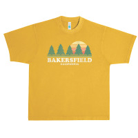 Bakersfield Ca Vintage Throwback Retro 70s Urban Heavy T-shirt | Artistshot