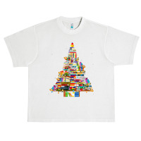 Christmas Library Tree Lights For Librarian And Book Lover T Shirt Urban Heavy T-shirt | Artistshot