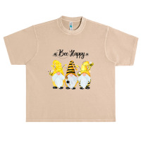 Bee Happy Bee Gnome Spring Urban Heavy T-shirt | Artistshot