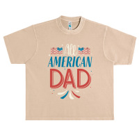 All American Dad 4th Of July Boys Men Usa Flag Urban Heavy T-shirt | Artistshot